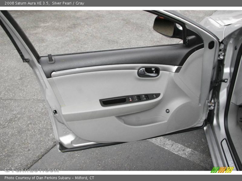 Silver Pearl / Gray 2008 Saturn Aura XE 3.5