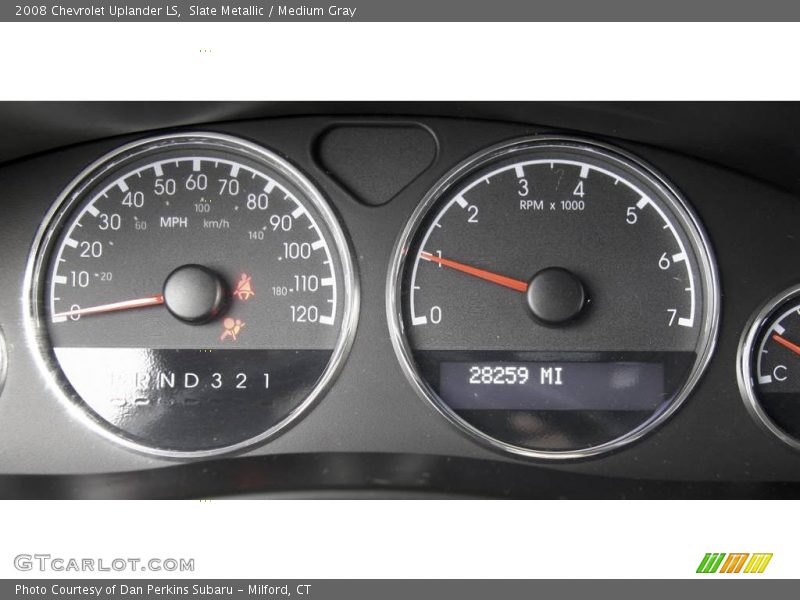Slate Metallic / Medium Gray 2008 Chevrolet Uplander LS
