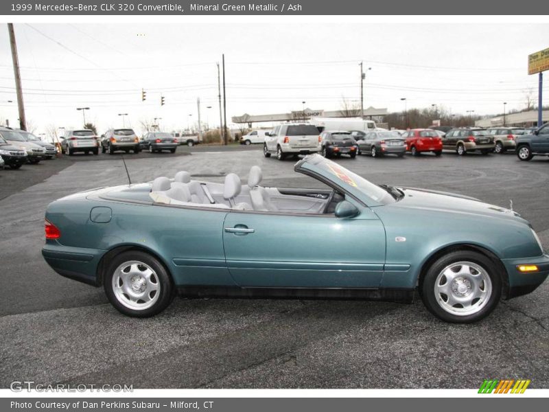 Mineral Green Metallic / Ash 1999 Mercedes-Benz CLK 320 Convertible