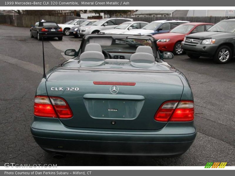 Mineral Green Metallic / Ash 1999 Mercedes-Benz CLK 320 Convertible