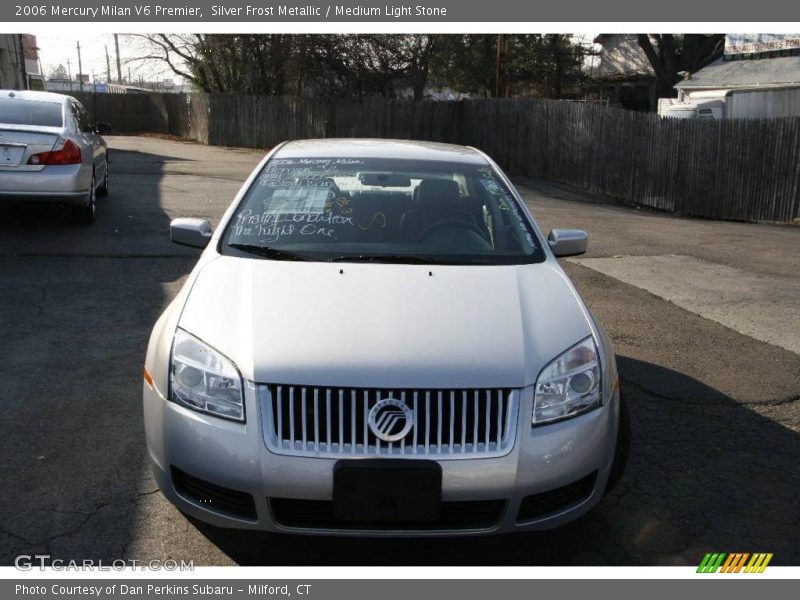 Silver Frost Metallic / Medium Light Stone 2006 Mercury Milan V6 Premier