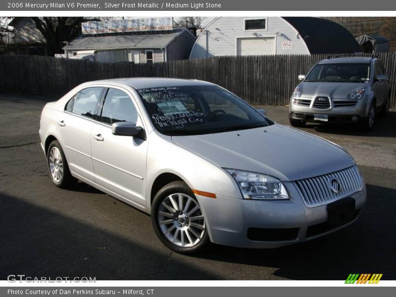 Silver Frost Metallic / Medium Light Stone 2006 Mercury Milan V6 Premier
