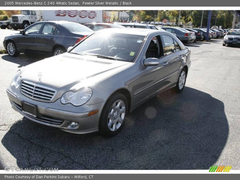 Pewter Silver Metallic / Black 2005 Mercedes-Benz C 240 4Matic Sedan