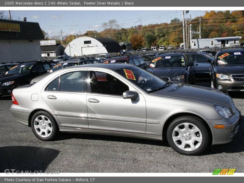 Pewter Silver Metallic / Black 2005 Mercedes-Benz C 240 4Matic Sedan
