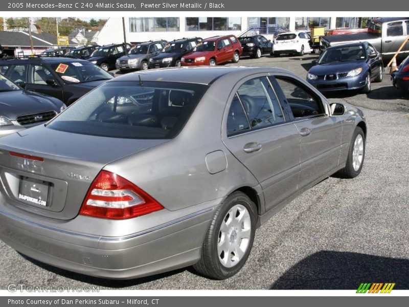 Pewter Silver Metallic / Black 2005 Mercedes-Benz C 240 4Matic Sedan