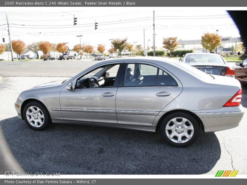 Pewter Silver Metallic / Black 2005 Mercedes-Benz C 240 4Matic Sedan