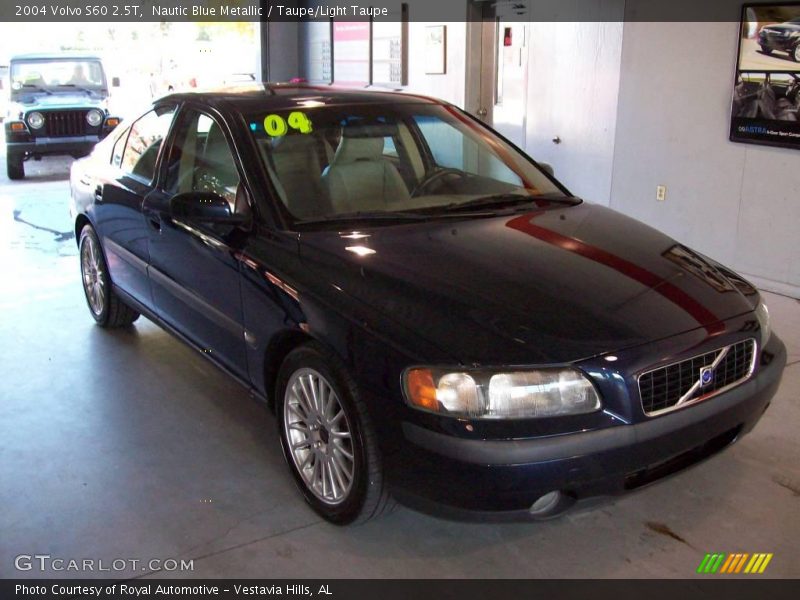 Nautic Blue Metallic / Taupe/Light Taupe 2004 Volvo S60 2.5T