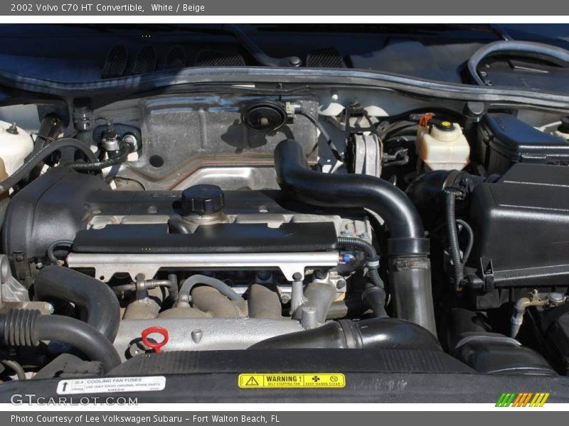 White / Beige 2002 Volvo C70 HT Convertible