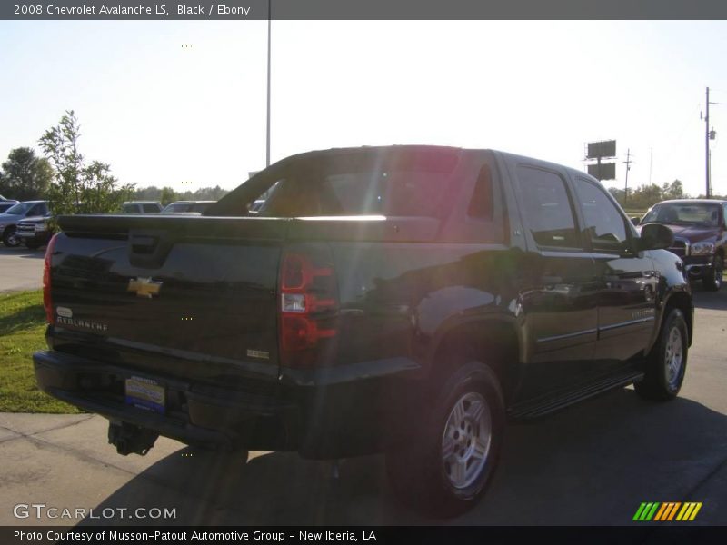 Black / Ebony 2008 Chevrolet Avalanche LS