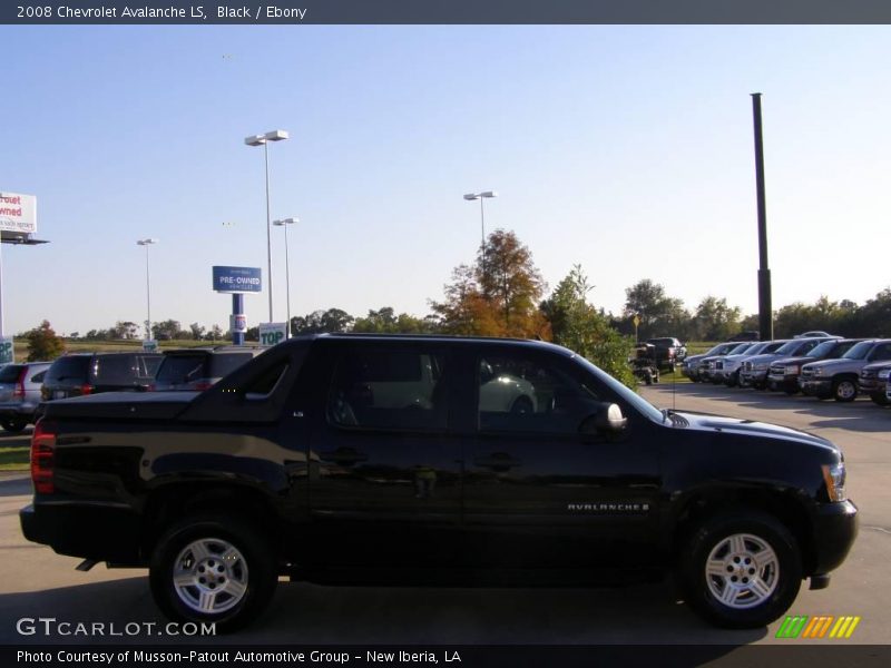 Black / Ebony 2008 Chevrolet Avalanche LS