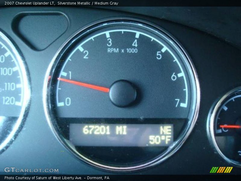 Silverstone Metallic / Medium Gray 2007 Chevrolet Uplander LT