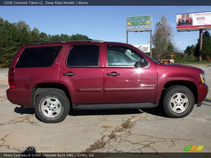 Deep Ruby Metallic / Ebony 2008 Chevrolet Tahoe LS