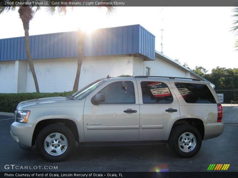 Gold Mist Metallic / Light Cashmere/Ebony 2008 Chevrolet Tahoe LS