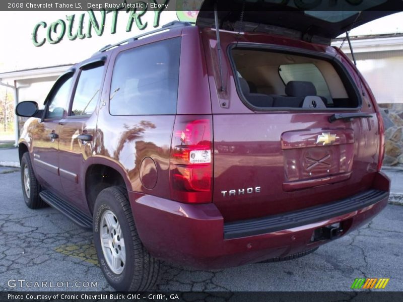 Deep Ruby Metallic / Ebony 2008 Chevrolet Tahoe LS