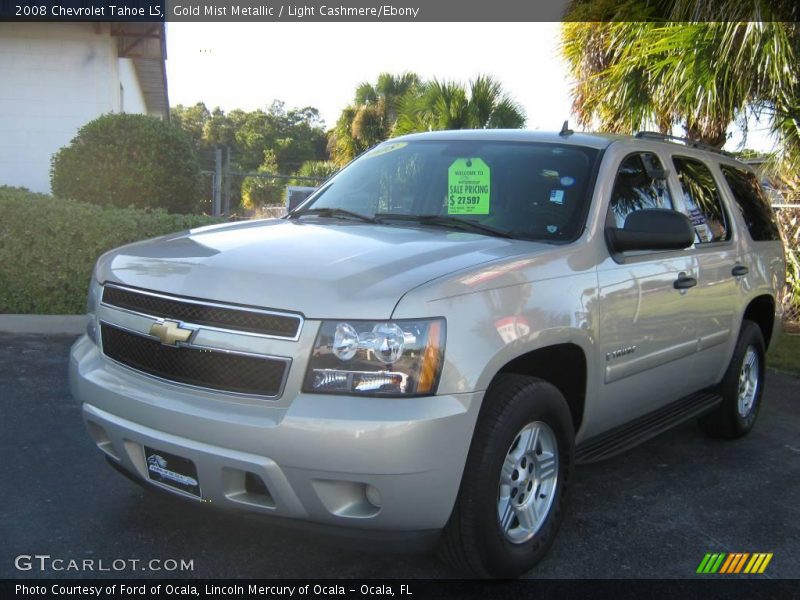 Gold Mist Metallic / Light Cashmere/Ebony 2008 Chevrolet Tahoe LS