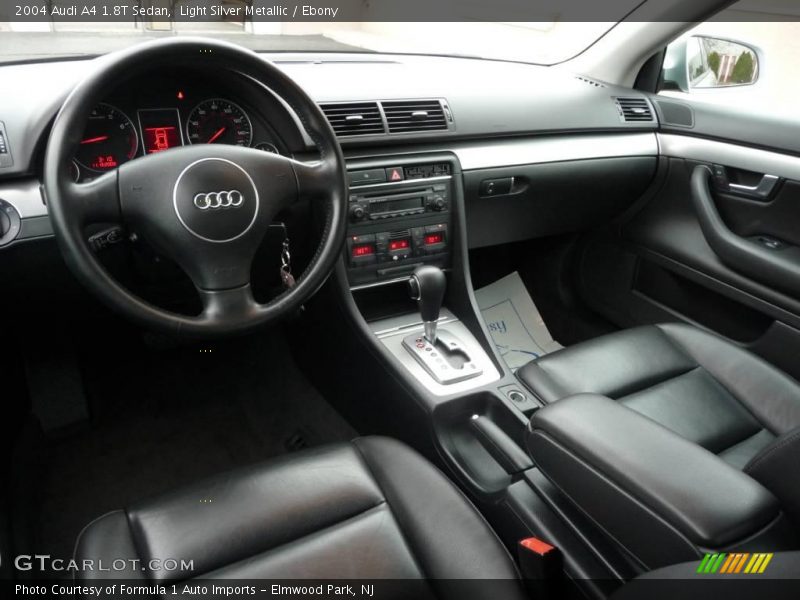 Light Silver Metallic / Ebony 2004 Audi A4 1.8T Sedan