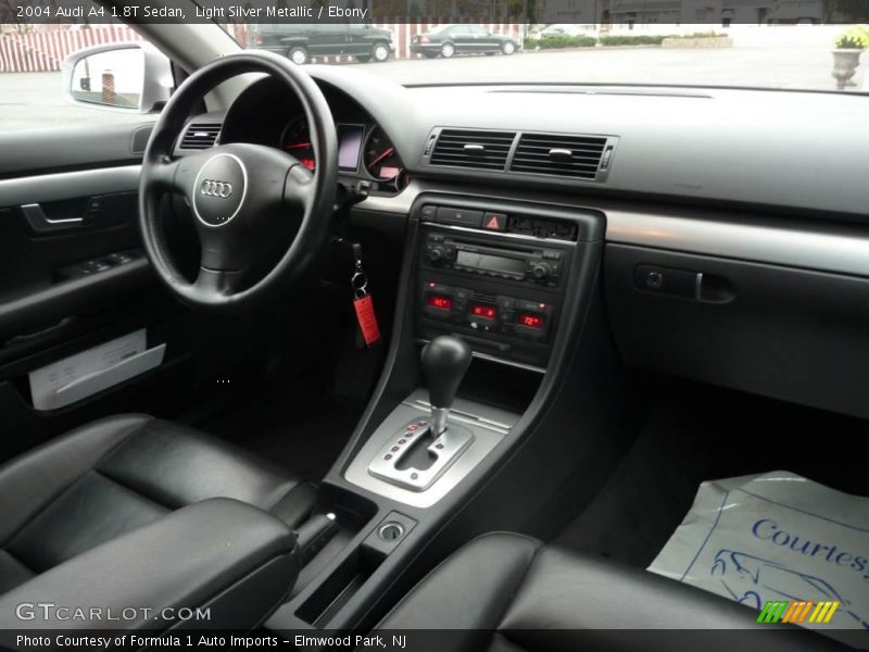 Light Silver Metallic / Ebony 2004 Audi A4 1.8T Sedan