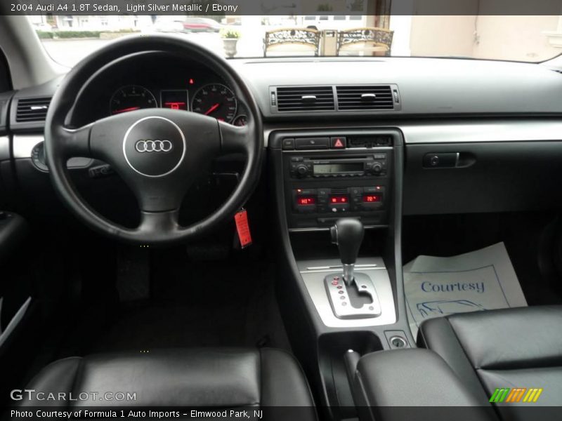 Light Silver Metallic / Ebony 2004 Audi A4 1.8T Sedan