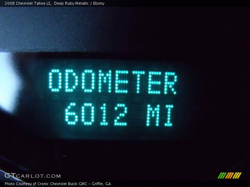 Deep Ruby Metallic / Ebony 2008 Chevrolet Tahoe LS