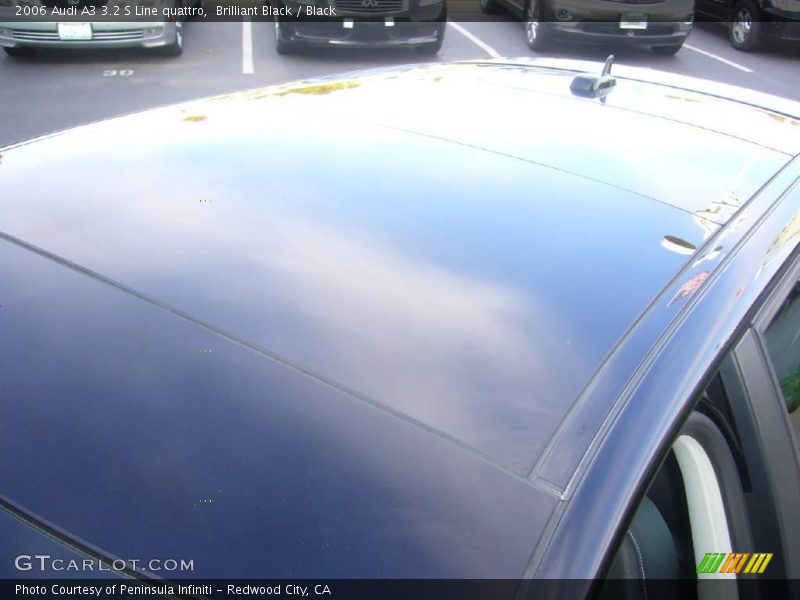 Brilliant Black / Black 2006 Audi A3 3.2 S Line quattro