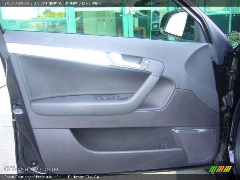 Brilliant Black / Black 2006 Audi A3 3.2 S Line quattro