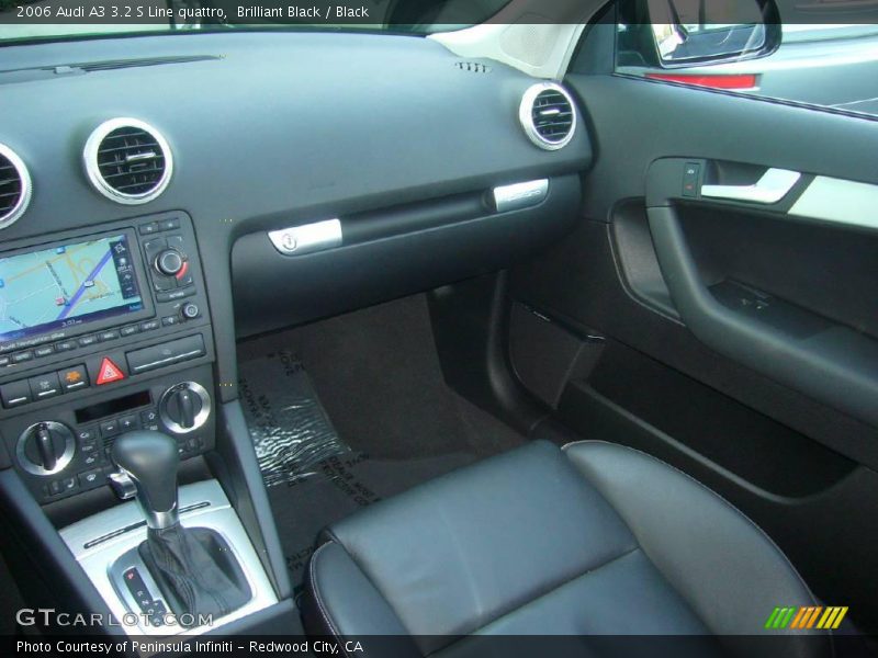 Brilliant Black / Black 2006 Audi A3 3.2 S Line quattro