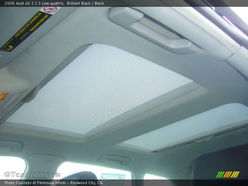 Brilliant Black / Black 2006 Audi A3 3.2 S Line quattro