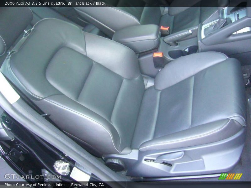 Brilliant Black / Black 2006 Audi A3 3.2 S Line quattro