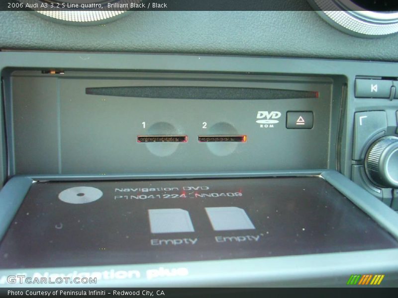 Brilliant Black / Black 2006 Audi A3 3.2 S Line quattro