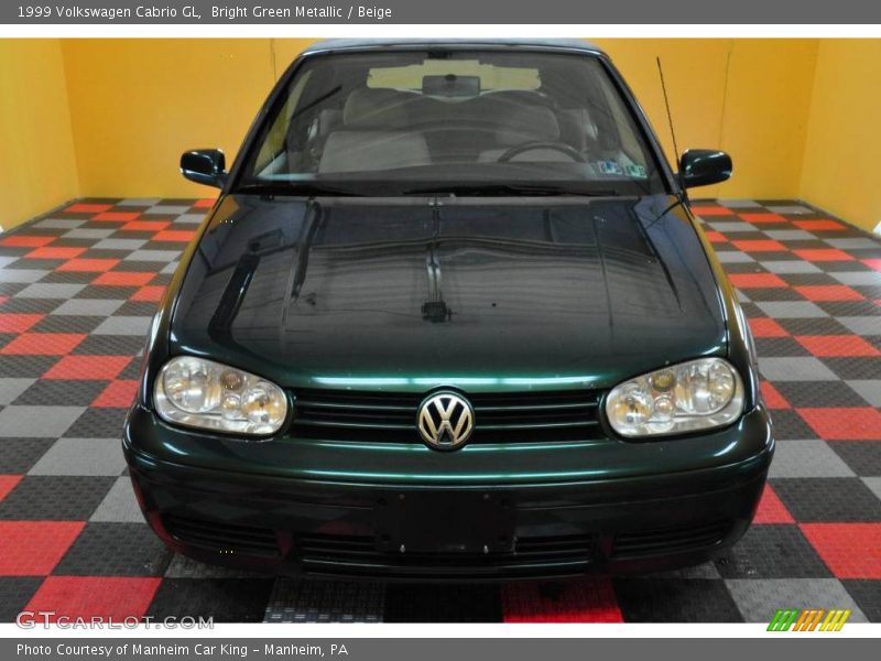 Bright Green Metallic / Beige 1999 Volkswagen Cabrio GL