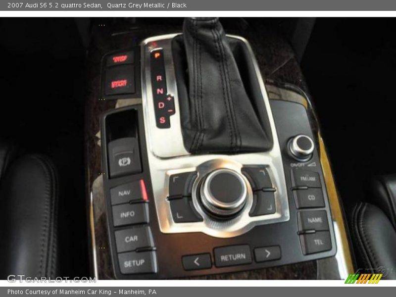 Quartz Grey Metallic / Black 2007 Audi S6 5.2 quattro Sedan