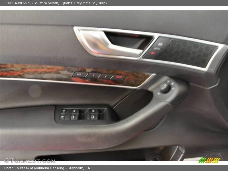 Quartz Grey Metallic / Black 2007 Audi S6 5.2 quattro Sedan