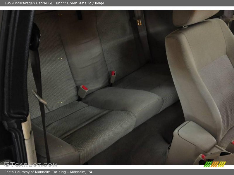 Bright Green Metallic / Beige 1999 Volkswagen Cabrio GL