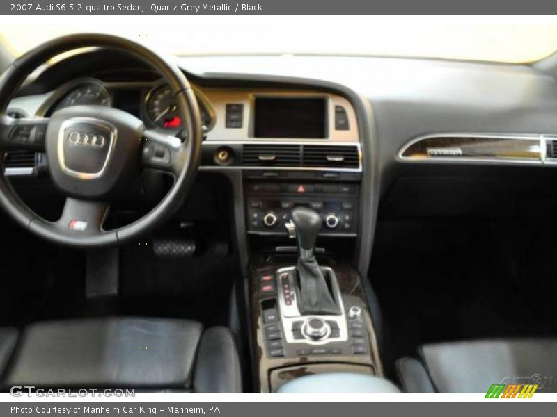 Quartz Grey Metallic / Black 2007 Audi S6 5.2 quattro Sedan