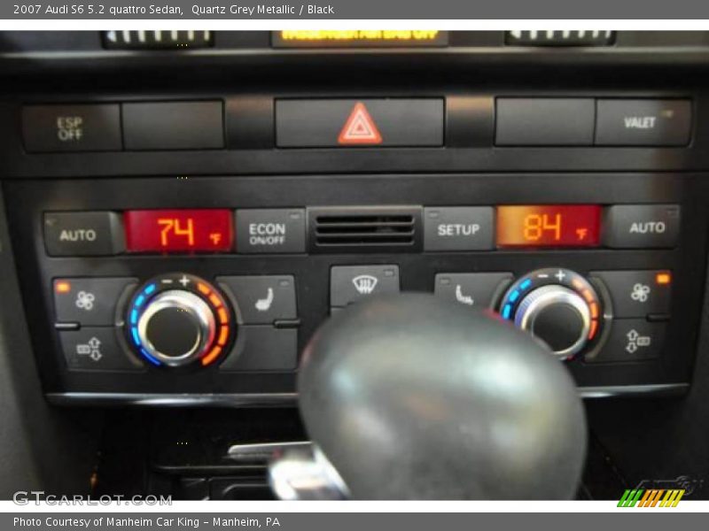 Quartz Grey Metallic / Black 2007 Audi S6 5.2 quattro Sedan