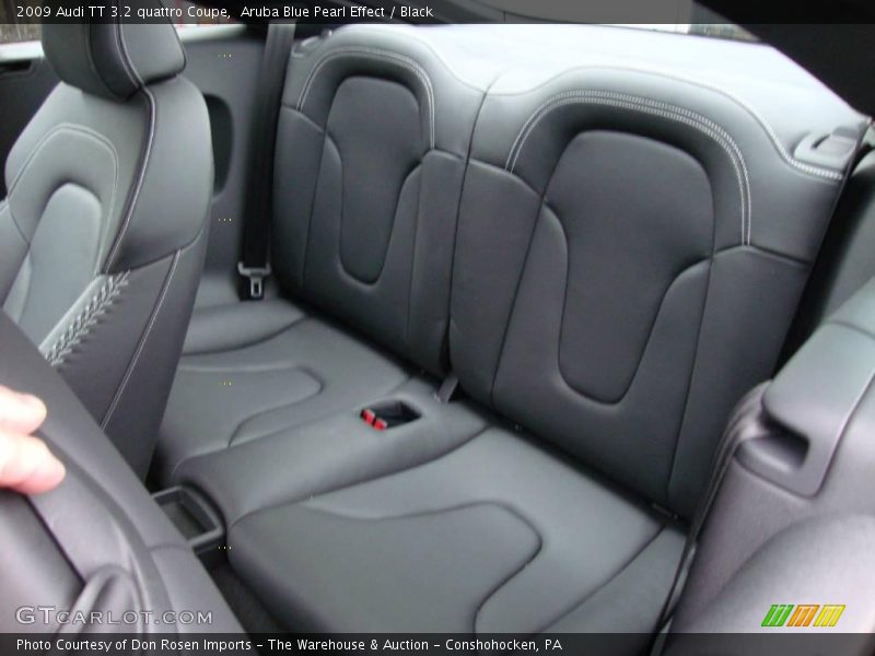 Aruba Blue Pearl Effect / Black 2009 Audi TT 3.2 quattro Coupe