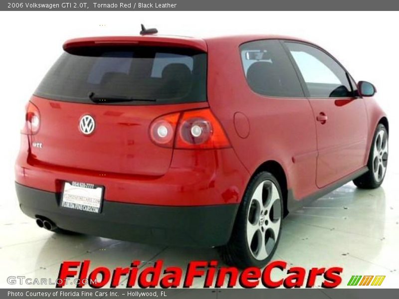 Tornado Red / Black Leather 2006 Volkswagen GTI 2.0T