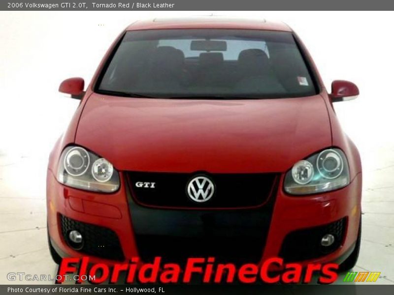 Tornado Red / Black Leather 2006 Volkswagen GTI 2.0T