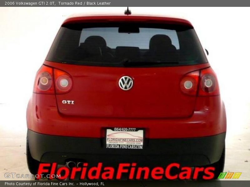 Tornado Red / Black Leather 2006 Volkswagen GTI 2.0T