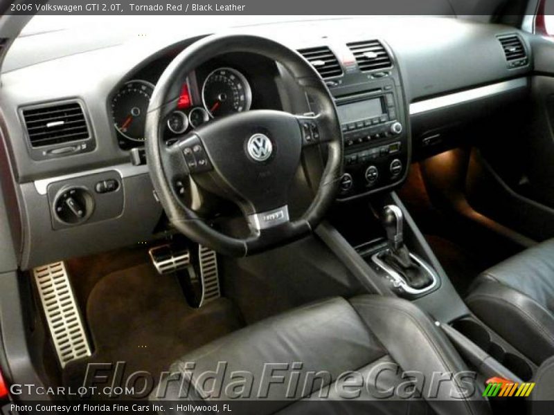 Tornado Red / Black Leather 2006 Volkswagen GTI 2.0T