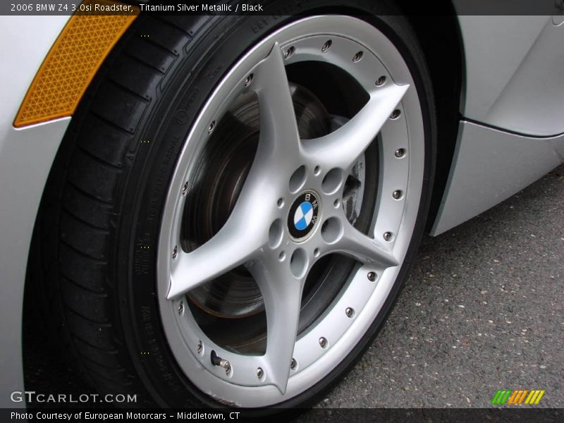 Titanium Silver Metallic / Black 2006 BMW Z4 3.0si Roadster