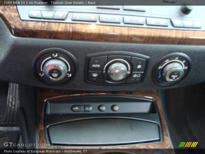 Titanium Silver Metallic / Black 2006 BMW Z4 3.0si Roadster
