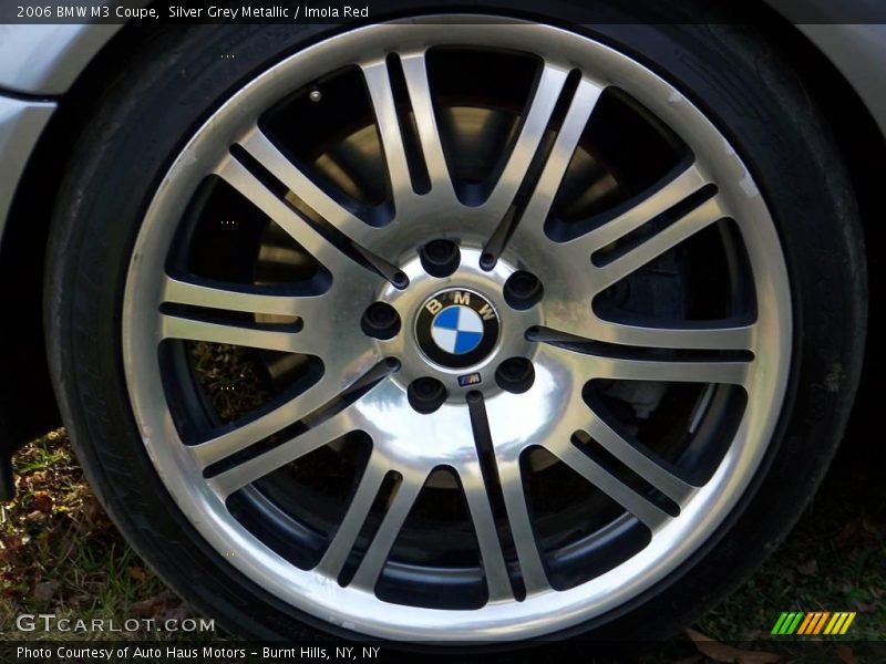 Silver Grey Metallic / Imola Red 2006 BMW M3 Coupe
