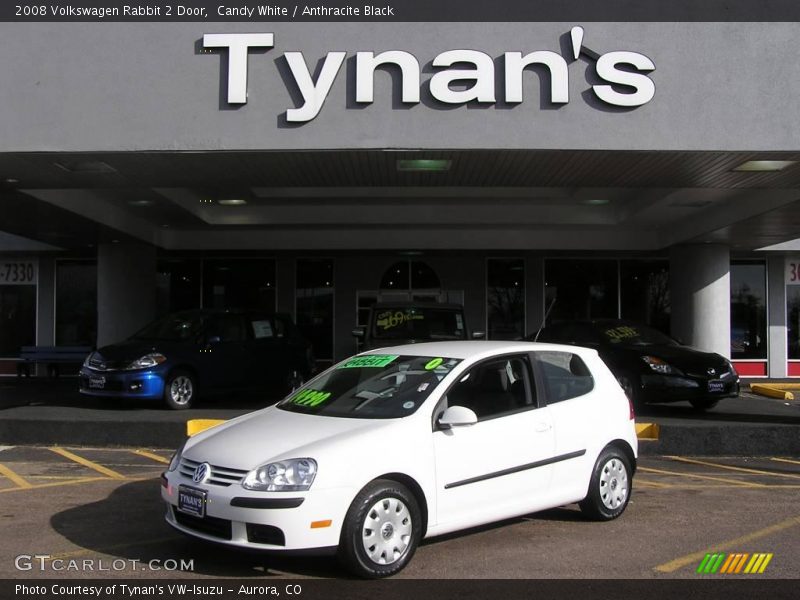 Candy White / Anthracite Black 2008 Volkswagen Rabbit 2 Door