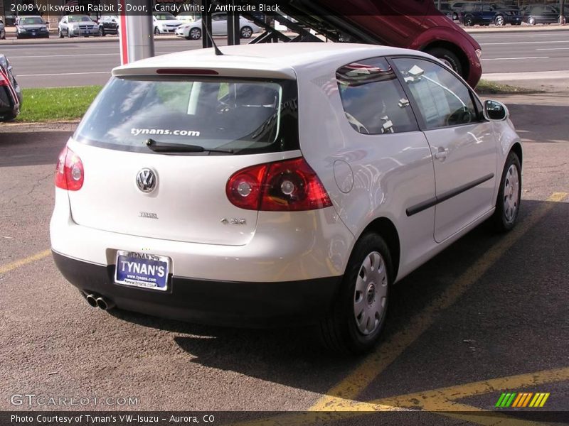 Candy White / Anthracite Black 2008 Volkswagen Rabbit 2 Door