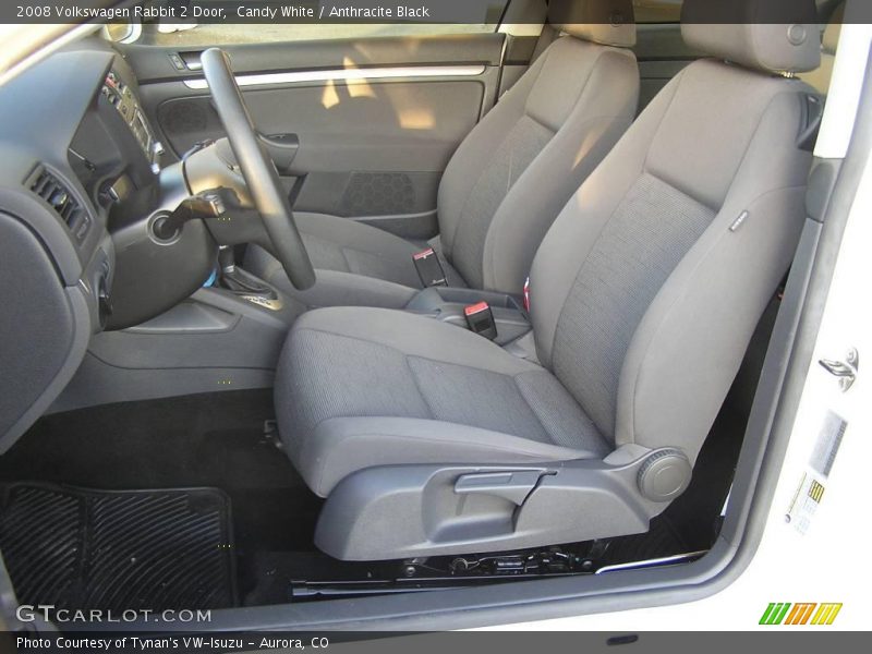 Candy White / Anthracite Black 2008 Volkswagen Rabbit 2 Door