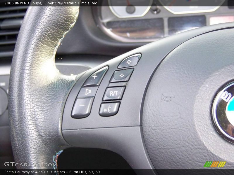 Silver Grey Metallic / Imola Red 2006 BMW M3 Coupe