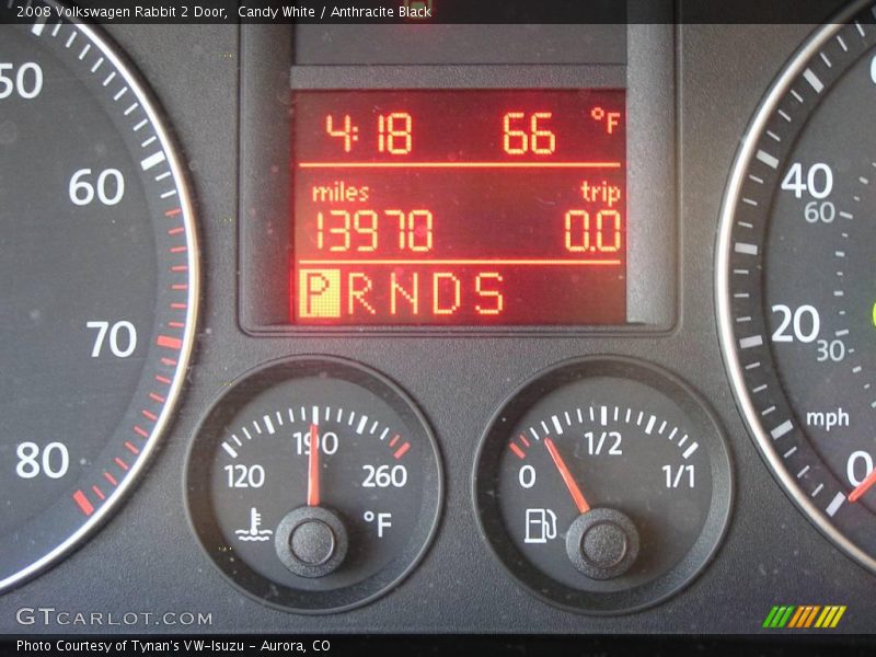 Candy White / Anthracite Black 2008 Volkswagen Rabbit 2 Door