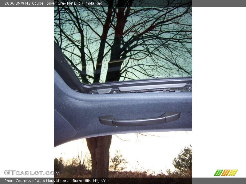 Silver Grey Metallic / Imola Red 2006 BMW M3 Coupe
