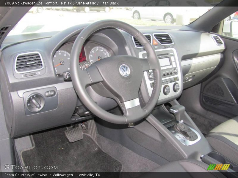 Reflex Silver Metallic / Titan Black 2009 Volkswagen Eos Komfort